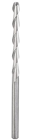 sourcing map VHM Schaftfräser 3.175 mm, Klingenlänge 32 mm, CNC Fräser für Edelstahl, Verbundwerkstoffe und Legierungen