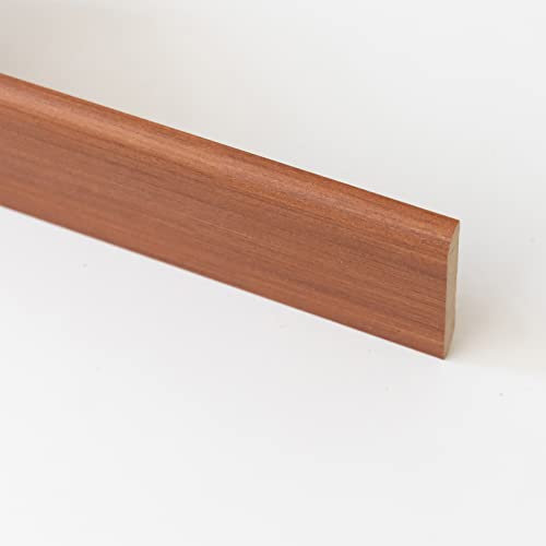 10 PZ Di BATTISCOPA IN MDF CILIEGIO MM.10X70X2400