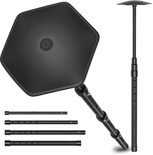 Rhino Valley Teleskop-Golftaschen-Halterung, verstellbare Halterung aus Aluminiumlegierung mit Oberdeckel, Zubehör für Golf-Halterung