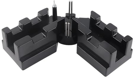 ViaGasaFamido 2-in-1-Gehrungsmesswerkzeug, Gehrungssäge & Winkelmesser, Heimwerker- & Zimmereiarbeiten, schwarzes Werkzeug, hohe Genauigkeit