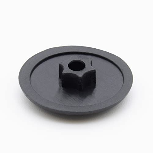 Enkotrade 10 Stück Abdeckkappen für Schrauben Schwarz, Torx T40, 6-Lobe, Zierkappen zum Abdecken mit Kopflochbohrung, einstecken in Kopf Loch, Schraubenkappen