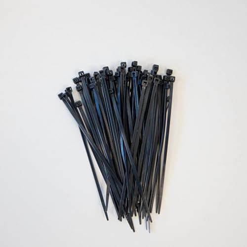 Schneider Electric Thorsman IMT46406 Lot de 100 serre-câbles en polyamide 150 x 3,6 mm Bords arrondis lisses autobloquants Noir