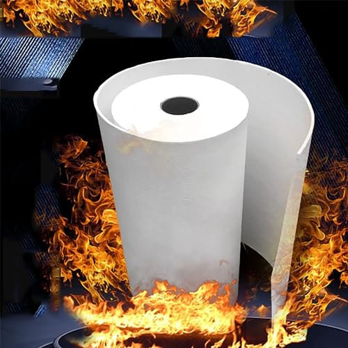 Keramikfaser-Isolierdecke, 60 m, temperaturbeständig bis 1260 °C, feuerfeste Isolierung, hohe Temperatur für Öfen, Öfen, Schmieden, Öfen, Öfen, hervorragende Isolierung