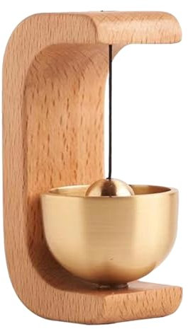 Timbre para puerta, campanillas colgantes, campanillas de puerta de tienda, campanillas magnéticas para puerta, decoración colgante, de madera, para adornos de lugar de trabajo, ventanas,