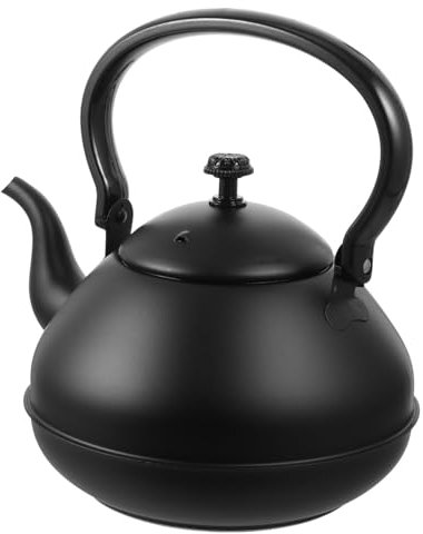 LeGDOr Stainless Steel Kettle Camping Kettle Teapots Metal Tea Pot Kung Fu Tea Kettle Stove Top Tea Kettle Tea Brewer Machine Wear-Resistant Water Kettle Teapot for Kitchen with Cover Jug