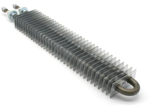 DOJA Barcelona | Resistencia con Aletas para Conductos | 750W | 270mm | Aletas de 50 x 25 | Aluminio - Zinc | Distribución Uniforme del Calor | Calefaccion | Resistencia Aletas, Calentador Radiador