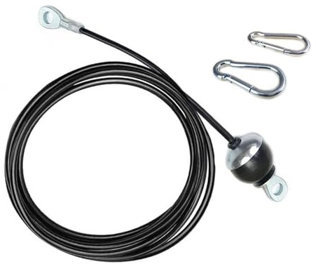BBYPP Fitness Cavo Acciaio, Diametro 5mm, Corda Palestra, Fune Acciaio per Puleggia Macchina da Palestra per Casa O Palestra