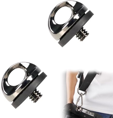 1/4 Zoll Kamera-Adapter, Adapter-Schraube Für Kameragurt 1/4 Zoll, 1/4 Kamera, Stativgewinde Befestigung, öse Kamera, 1/4 öse, Kameraadapter, Kameraplatte öse, Schraubhalterung Kamera, 2 Stück
