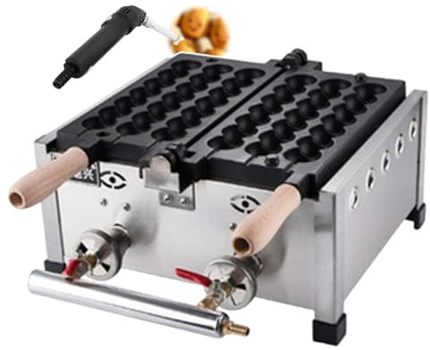 Waffle Ball Stick Maker + Pancake Baker Machine | Stainless Steel Commercial Waffle Makers | Electric Branding Machine