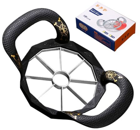 Tagliafrutta E Affettatrice, Tagliafrutta Grande Per Frutta, Tagliaverdure E Snocciolatore, Strumento Resistente Per Rimuovere Torsoli E Dividere Patate, Mele, Pere E Pesche