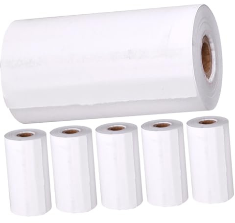 SAFIGLE 6 Rolls Thermal Printer Paper Refill for Instant Camera Transfer Photo Printer Thermal Paper Roll for Instant Camera Supplies