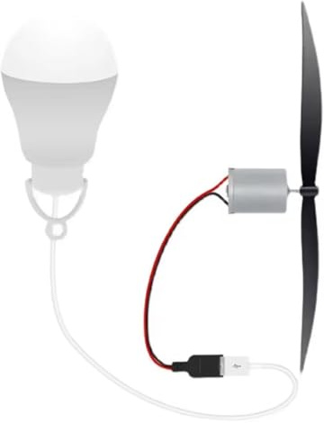 Hipzeepo Generatore Eltura di 18 cm Lunghezza ' per la Generazione di Energia Eolica Esperimento di Insegnamento