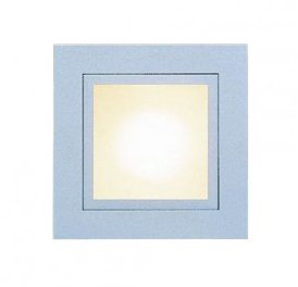 CLE LED/Halogen Wand Deckeneinbauleuchte YK Quattro Square max. 1x 35W edelstahl