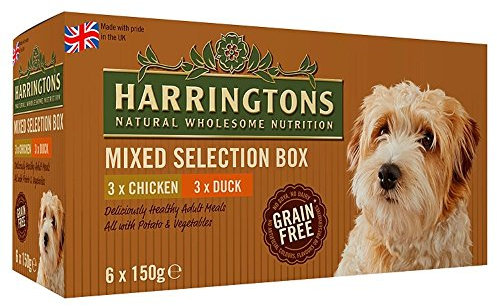 Harringtons Wet Dog Food Multi Pack Chicken And Duck, 6 x 150g