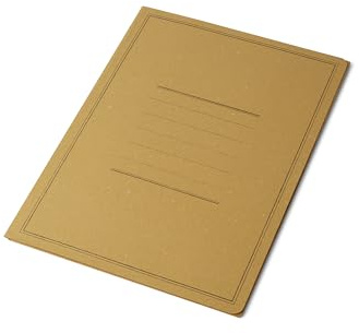 Pigna, 50 chemises à dossier 3 rabats avec impression, Eco Line, 24,5x34,5 cm, 180 g, Colour Yellow