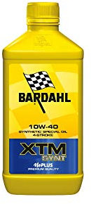 Bardahl - Olio Moto XTM SYNT 10W40, per Motori Pluri e Monocilindrici di Elevata Potenza, Massimizza Prestazioni del Motore, Mantiene Viscosità Stabile in Range Elevato di Temperature