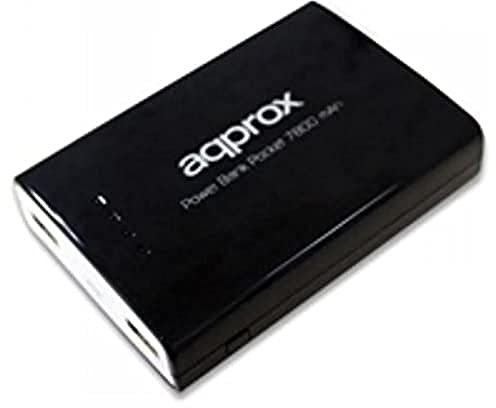 Approx APPPB78EVBK Universal-Ladegerät mit 7800 mAh, Schwarz