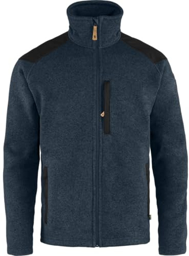 FJÄLLRÄVEN herr Buck Fleecejack mörk marinblå XX-L