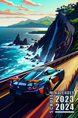 Schülerkalender 2023/24 Auto !: Bring dein akademisches und privates Leben in die Überholspur mit unserem Auto-inspirierten Tagesplaner. Tägliche Planung und Leidenschaft für Autos vereint.