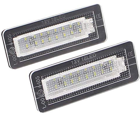 Graootoly Luce targa LED auto per Smart for Two Coupe 450 451