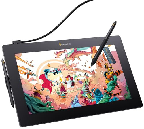 Xencelabs Pen Display 16 Essentials Tableta de Dibujo OLED con Pantalla 4K Profesional Pantalla de Dibujo Portátil con 2 Plumas sin Batería para Windows-Arm/Windows/Mac/Linux