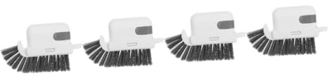 Beavorty 4 Stück Fensterputzbürste Kitchen Brush multifunktionale reinigungsbürste reinigungsbürste fensterrahmen bürste Rillenreinigungswerkzeug Fugenreinigungsbürste PP-Kunststoff