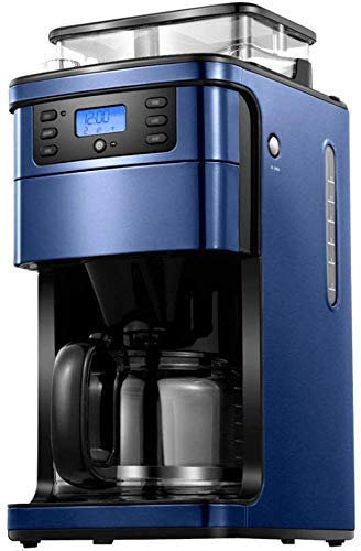 CNNKWXTW Coffee Machine Coffee Maker 2-12 Cup Programmable Coffee Machine with App Control Pot Drip Coffee Maker with Timer and Thermal Pot Permanent Filter Coffee Maker Blue