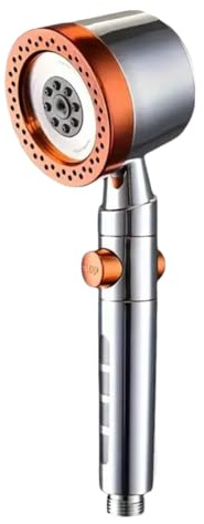 Vkyipg Nouvelles Fonctions la Tête de Douche Précipitant Les Accessoires de Salle de Bain Un Bouton Stop Orange