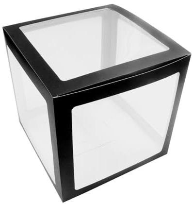 SOLUSTRE Boîte à Ballons Transparente Love, Lot De 4 Set De, Matériel Plastique, Décorative Pour Mariage Et Fête, Accessoires De Décoration Élégants Pour Anniversaire Et Baby Shower