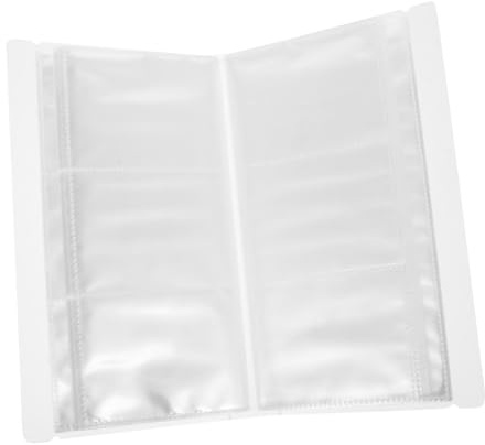 TOBBOMEY Album Trasparente per Biglietti e Cartoline Custodia Leggera in PP Resistente Organizer per Collezione Concerti Vocali e Tickets Protezione Polvere e Sbiadimento per Collezionisti