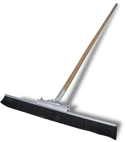 MARSHALLTOWN Heavy Duty Seal Coating Asphalt Brooms, 24 Inch Size, Made in The USA, RED700372