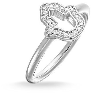 THOMAS SABO Damen-Ring 925 Sterling Silber Zirkonia weiß Gr. 56 (17.8) TR2076-051-14-56