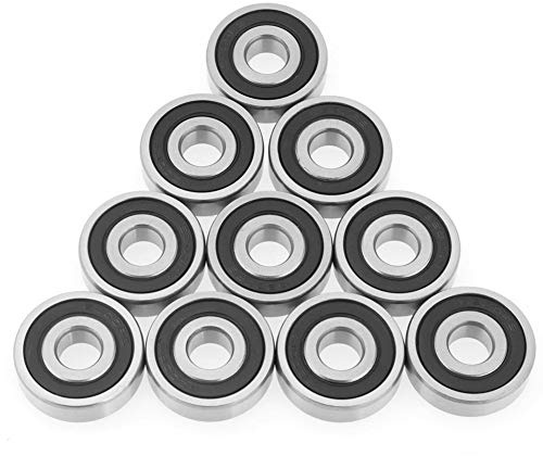 Skateboard Kugellager 10 Stück Rillenkugellager 6200-2RS 10*30*9 mm Mini Steel Sealed Double Sided Kugellager Für Skateboards Longboards Rollerblades Und Andere Rollgeräte