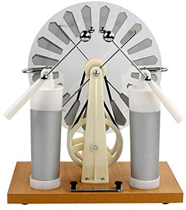Générateur d'électricité statique électrostatique - Moteur à induction électrostatique - Équipement d'expérience en bois