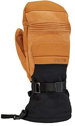 Gordini Men's Cache Gauntlet Mitten, Tan/Black, Medium