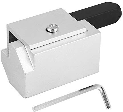 Wood Chisel Corner Gouge, Fast Corner Gouge Aluminum Square Fast Corner Gouge Fast Corner Gouge Square Gouge for Square Hinged Recessed Mortise and Tenon Joints Right Angle Woodworking Frames