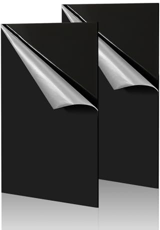 WOPPLXY 2 lastre acriliche, 29,7 x 21 cm, A4 spessore 10 mm, per progetti fai da te, cartelli, artigianato e pittura