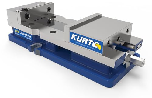 Kurt Industrial Crossover Vise - DX6, Blue, 6 inches