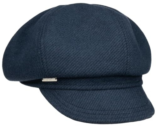 Seeberger Daventa Newsboy Cap Women -, Marineblau, 6 3/4/7 3/8