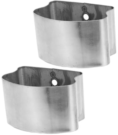 IWOWHERO 2pcs Plastic Handrail End Caps Staircase Railing Replacement Covers Small PVC Handrail Fittings for Indoor and Outdoor Deck Stairs