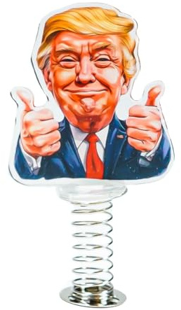 Donald Trump – Lustige Dekoration für Armaturenbrett, Auto- und Büro-Gadget – Lustiges Autozubehör und originelles Geschenk für Damen und Herren