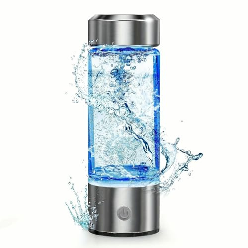 SECWL Hydrogen Water Bottle,Portable Water Ionizer Bottle - Usb Rechargeable,1000mah Battery, Ideal For Family Travel & Outdoor Activities