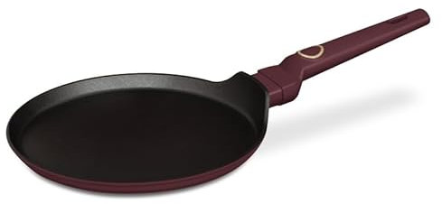 Berlinger Haus Leonardo Collection Poêle à crêpes avec surface en titane, revêtement antiadhésif Titan Pro, 25 cm