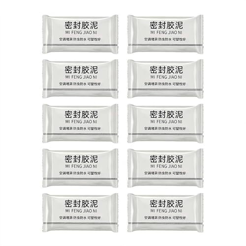 2025 Upgrade Waterproof Sealant Putty, Fast-Curing White Leak Repair Clay for Drain Pipes & Wall Gaps, Heat Resistant Mending Mud for Bathroom/Kitchen, Safe Crack Filler (15g)