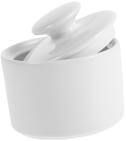 Zerodeko Sucrier En Céramique Avec Couvercle 170 Ml Pot à Sucre Décoratif Rangement Pour Café Vintage La Cuisine Comptoir