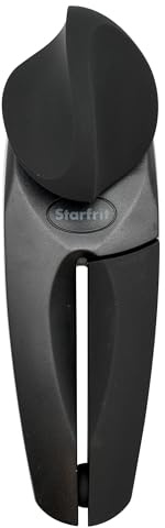 Starfrit MightiCan Can Opener - Safe - Holds Lid and Leaves No Sharp Edges on Lid - 3 year warranty - Comfort Grip - Heavy Duty Non-Slip Knob - 2025 Model