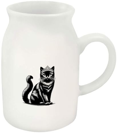 Azeeda 300ml 'Cat Princess' Ceramic Milk Jug (MJ00020071)