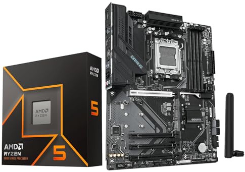 Micro Center AMD 9600X Processor with GIGABYTE B850 Gaming WiFi Motherboard