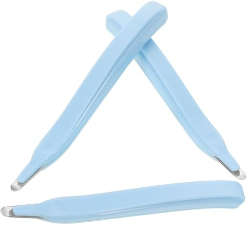 GLEAVI 3pcs Staple Remover Set, Metal Staple Removal Tools with Flat Lifter, Handheld Nail Puller for Office, School, and Home Use, Sky-Blue