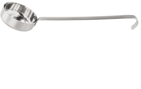 Cuchara medidora para salsa de pizza y salsa de tomate con fondo plano para una difusión suave y medición de onzas